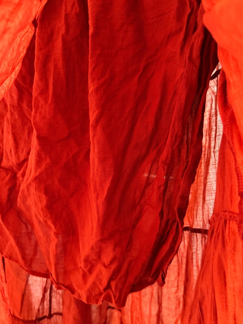 Thaluta Tiered Maxi Wrap Dress in Burnt Orange - Picture 2 of 7